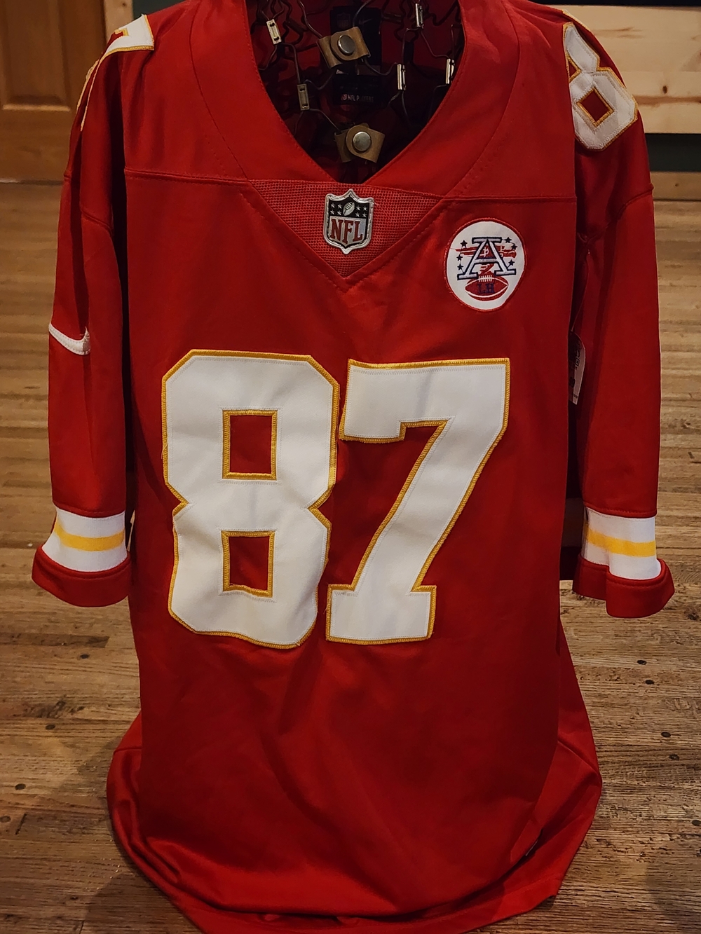 Kansas City Chiefs #87 Kelce Red NFL Football Jersey